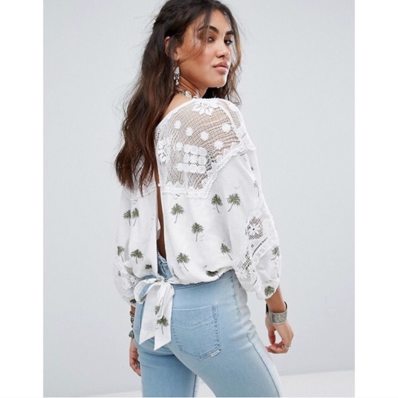 FREE PEOPLE crochet top - Picture 2 of 8